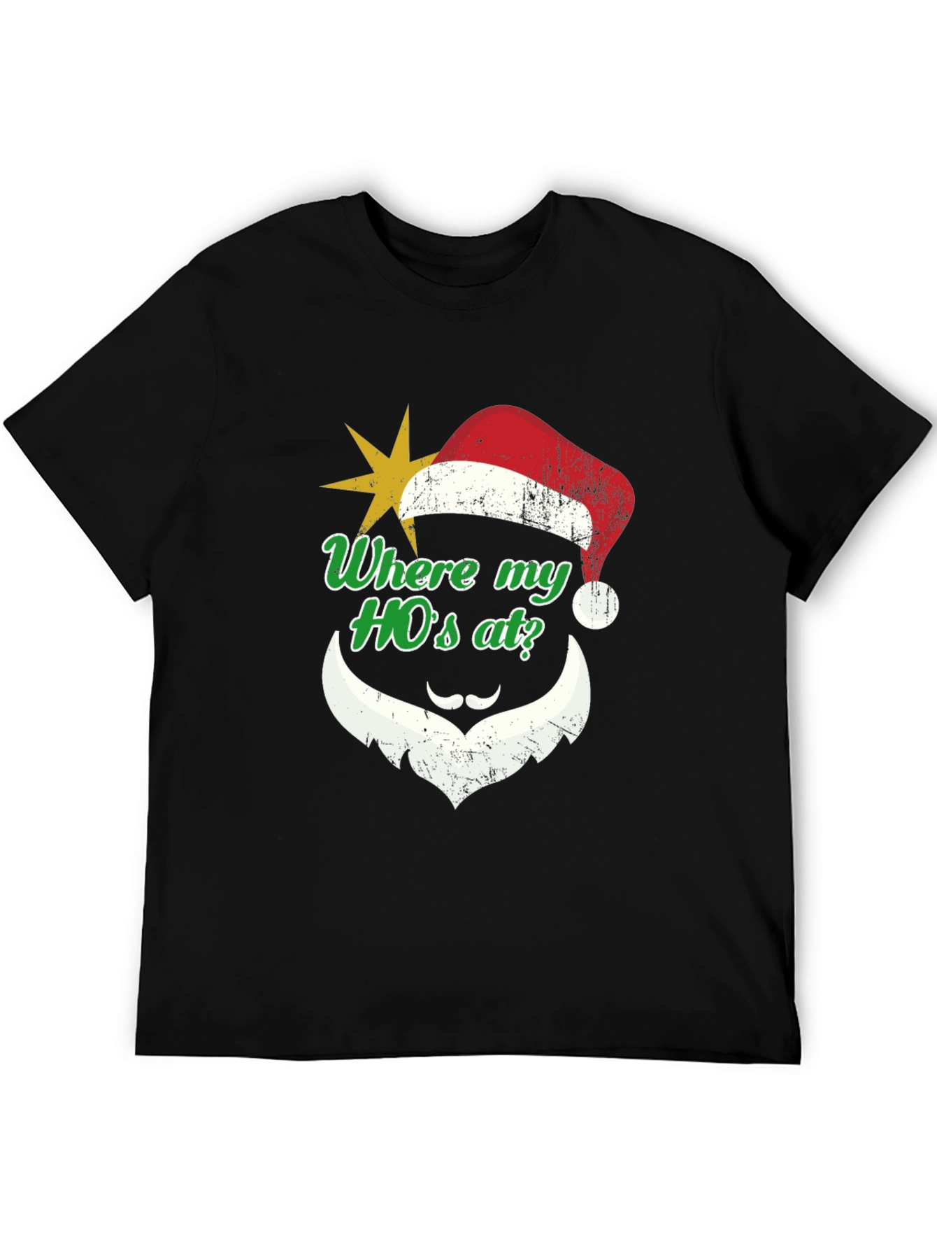 Humorous Christmas Santa HOs T-Shirt