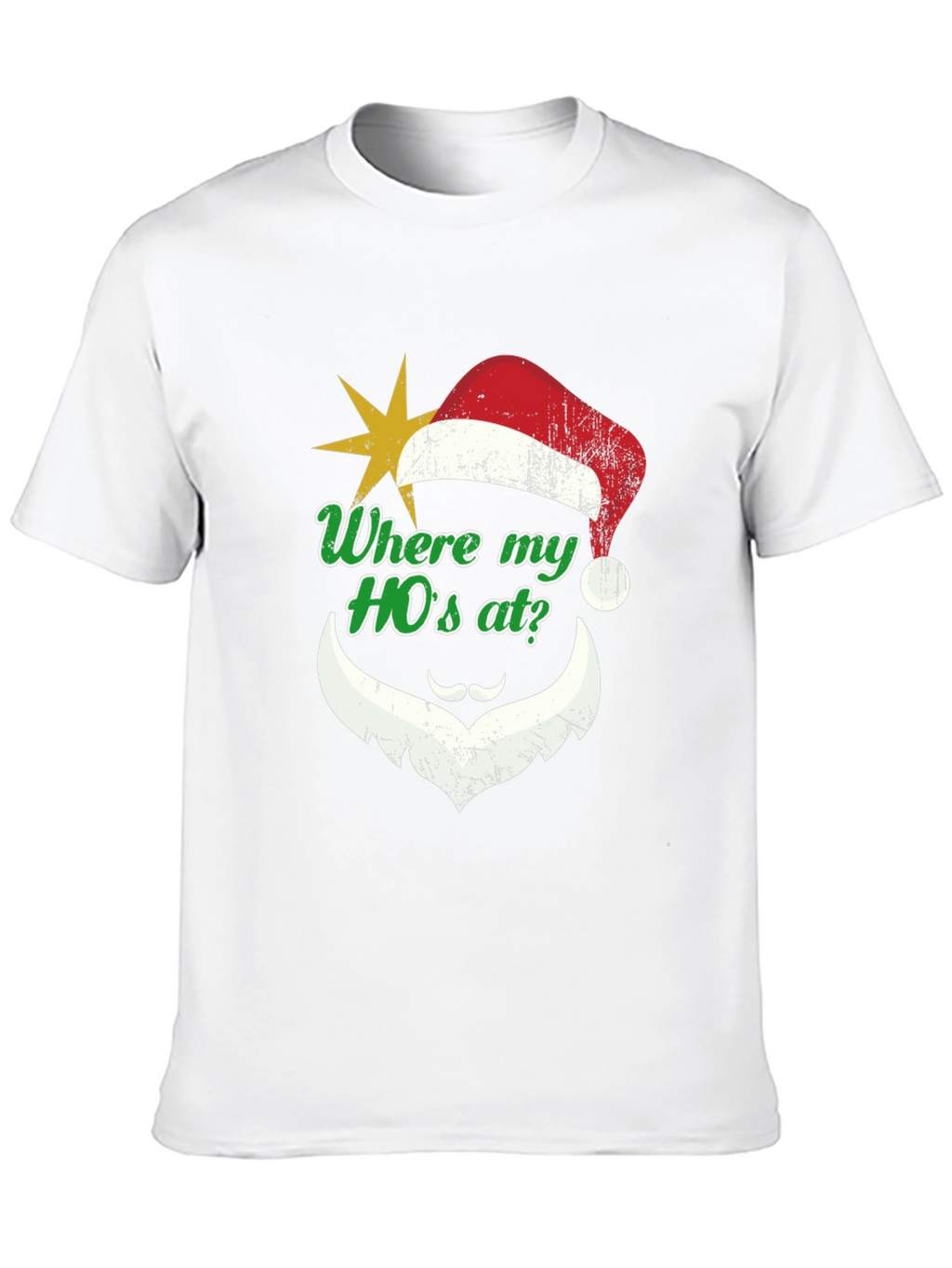 Humorous Christmas Santa HOs T-Shirt
