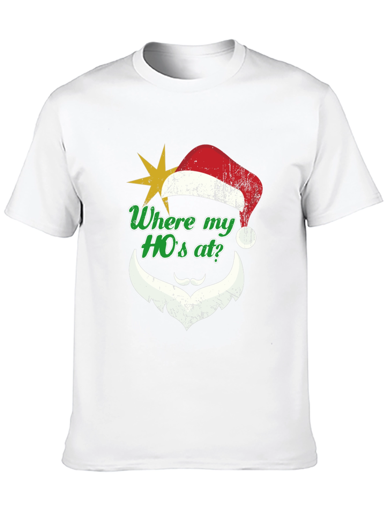 Humorous Christmas Santa HOs T-Shirt