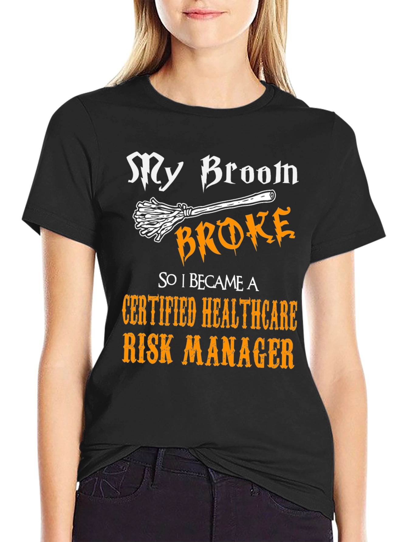 Healthcare Risk Manager T-Shirt - Funny Halloween Tee