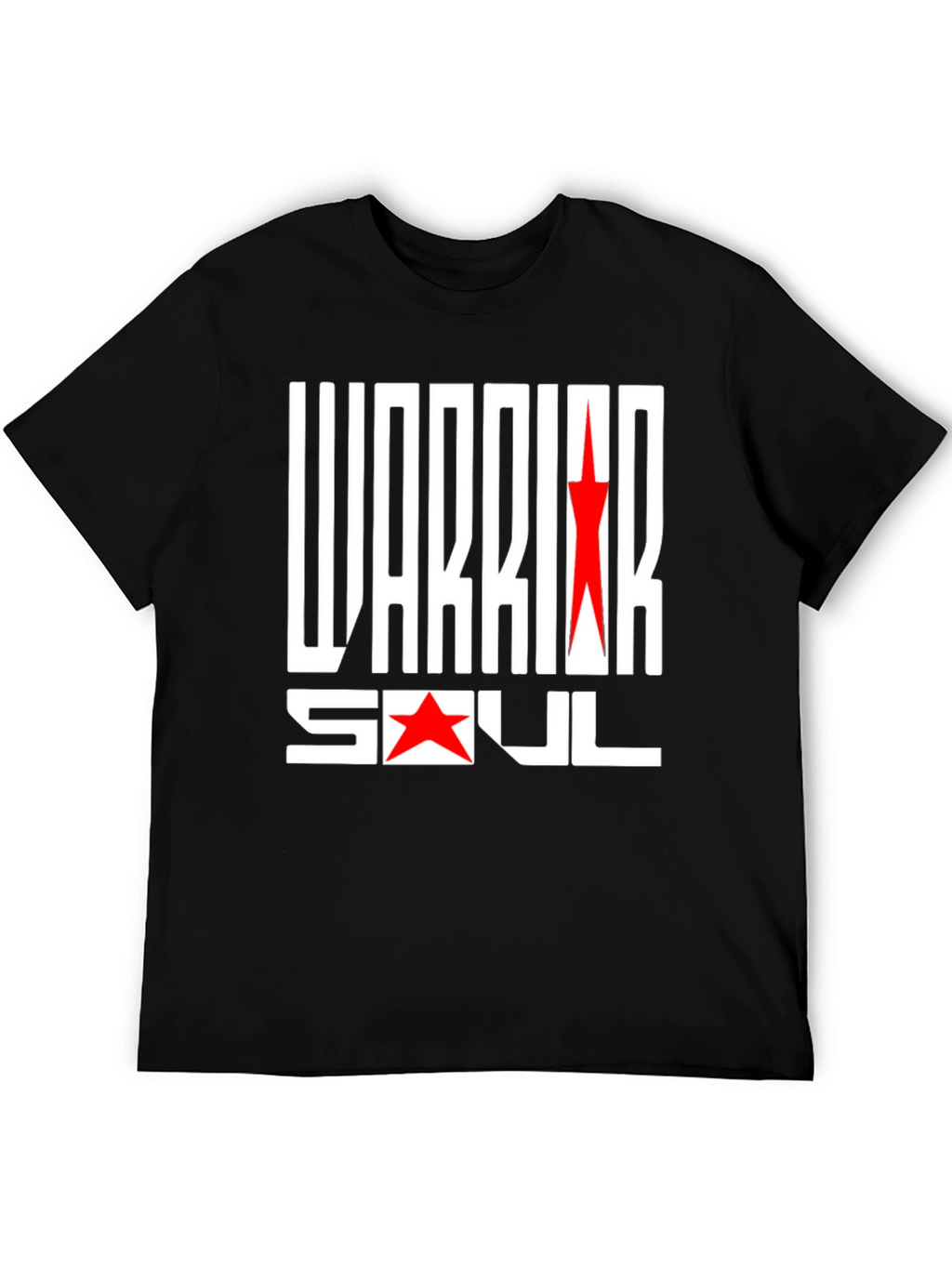 Warrior Soul Graphic Print Black T-Shirt