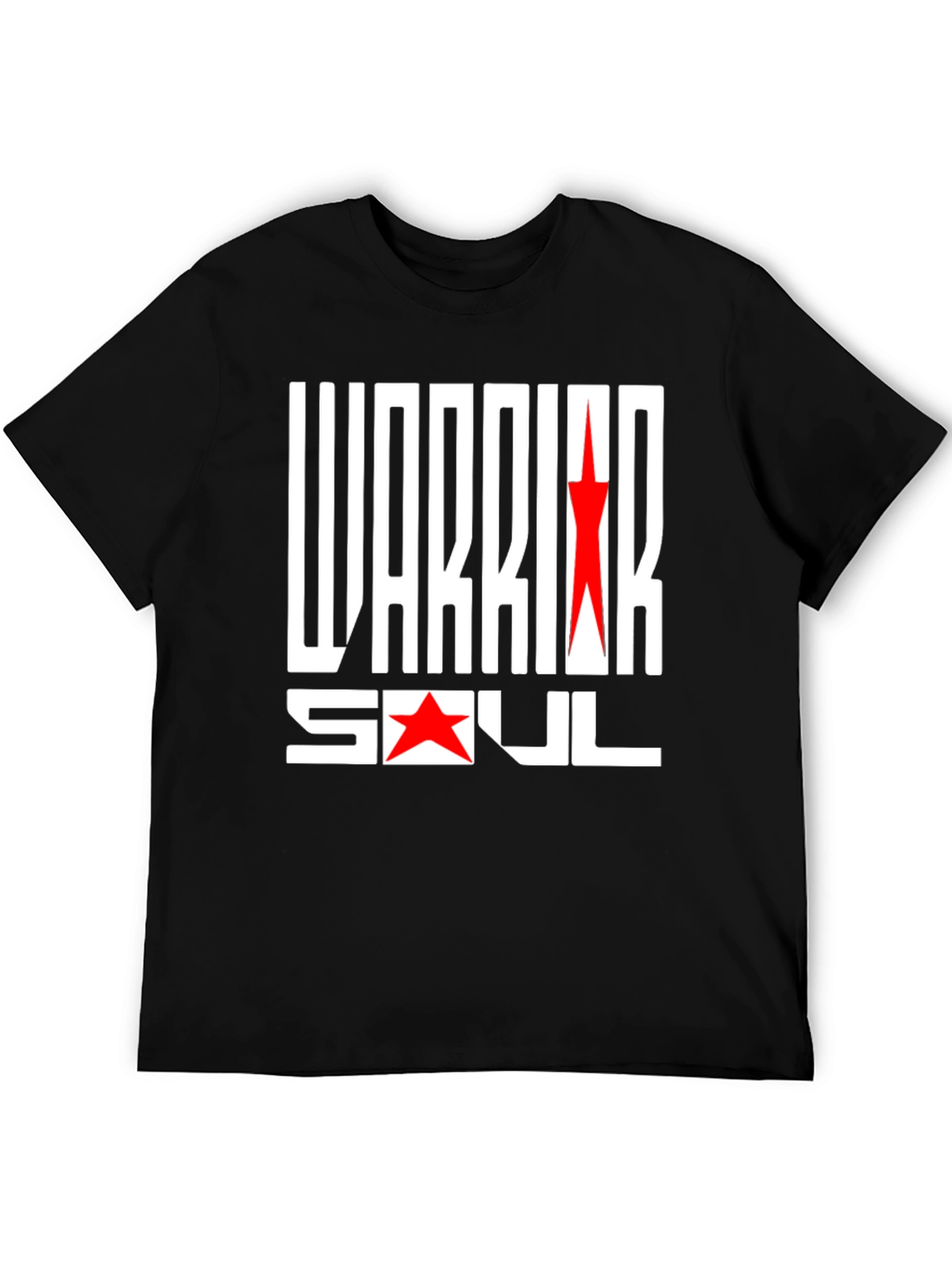Warrior Soul Graphic Print Black T-Shirt