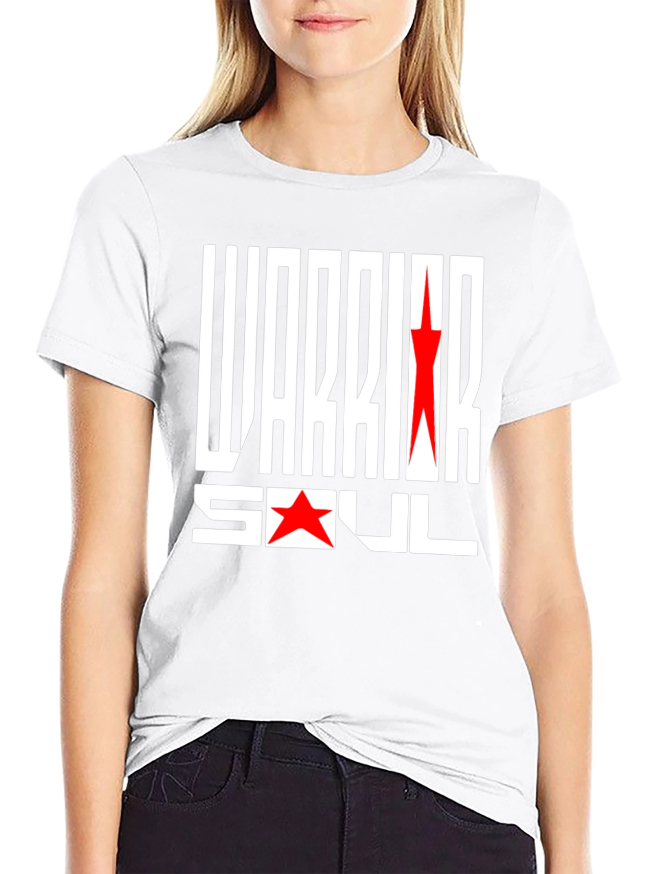 Warrior Soul Graphic Print Black T-Shirt