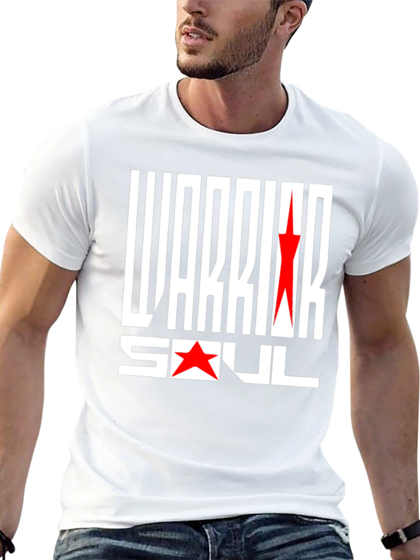 Warrior Soul Graphic Print Black T-Shirt