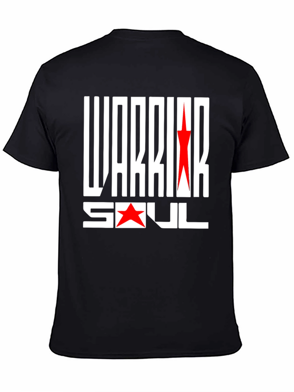 Warrior Soul Graphic Print Black T-Shirt
