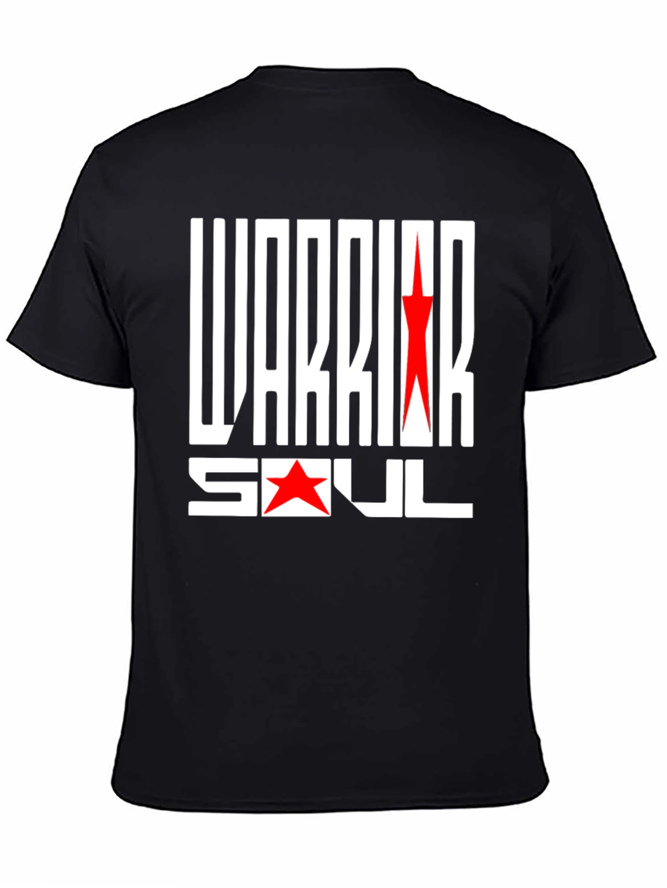 Warrior Soul Graphic Print Black T-Shirt