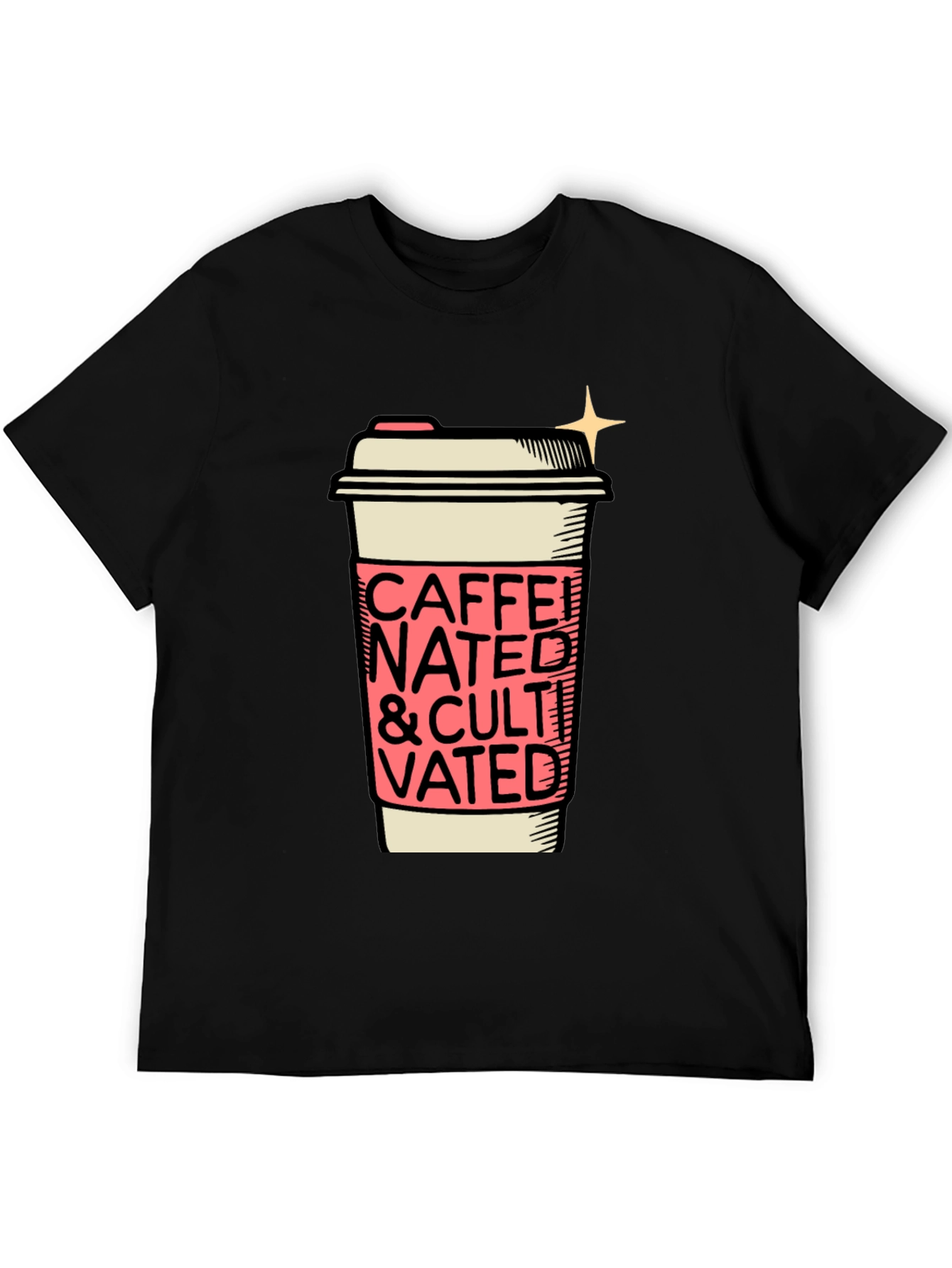 Caffeinated and Cultivated Graphic Tee
