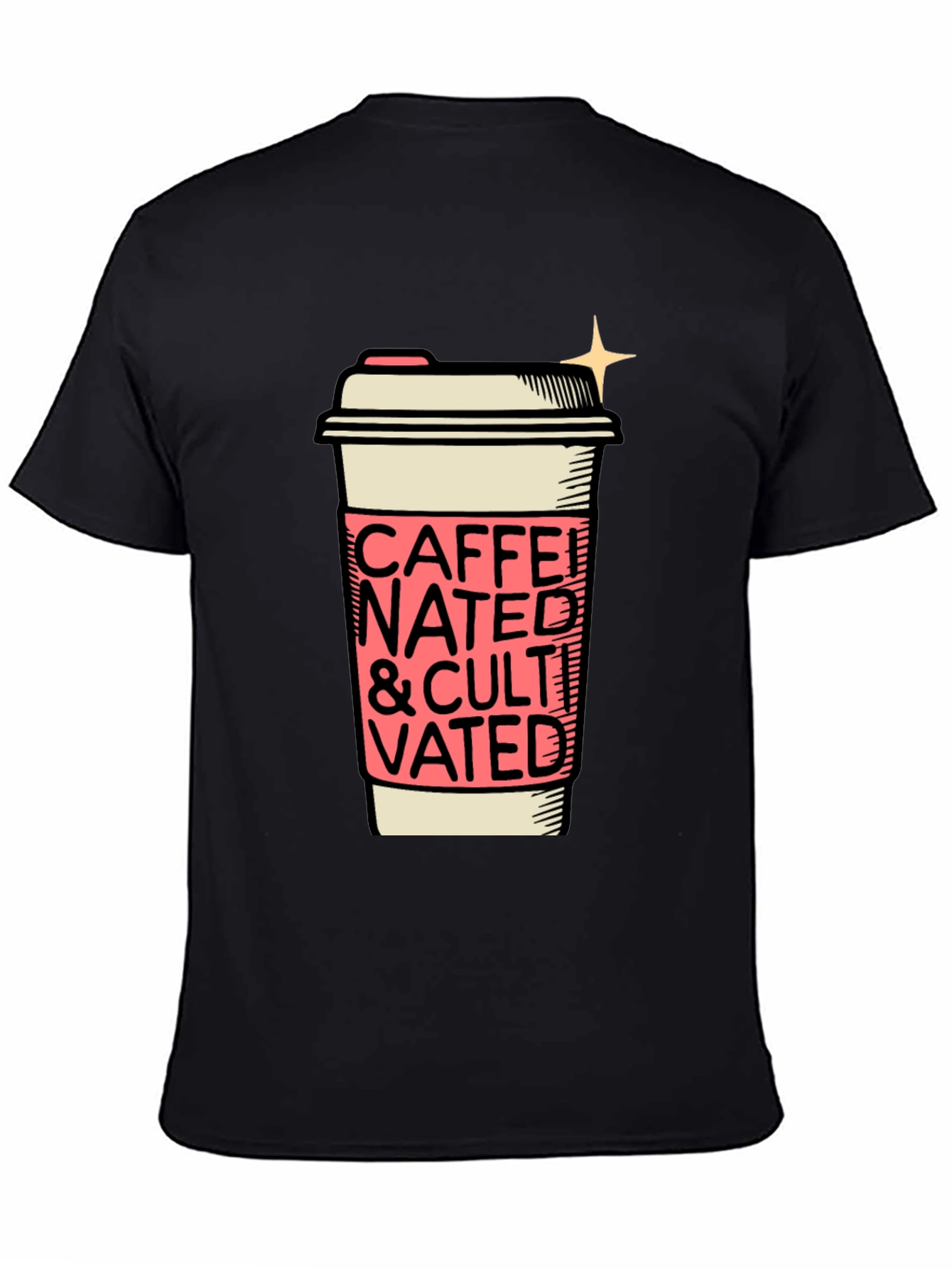 Caffeinated and Cultivated Graphic Tee