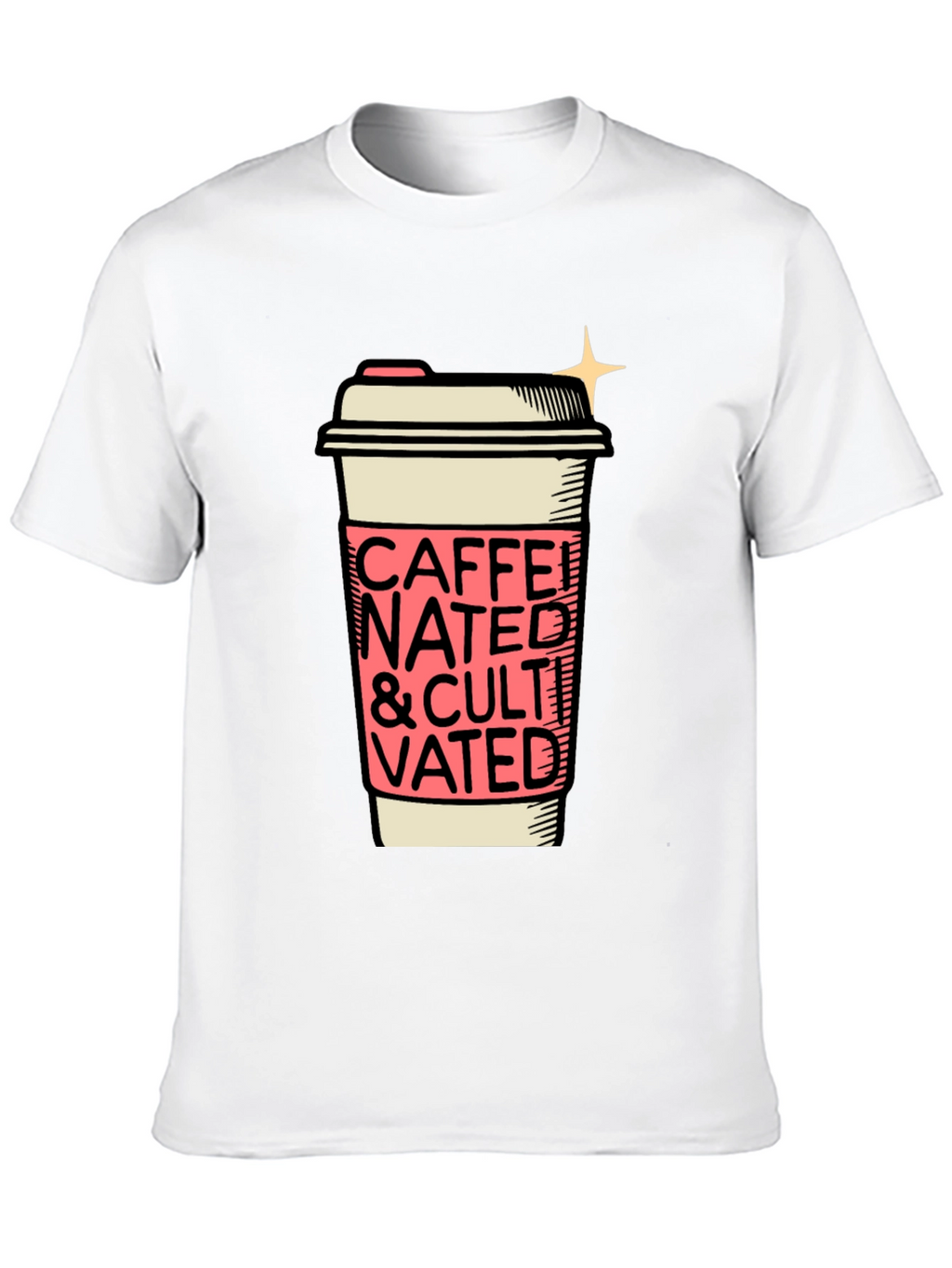 Caffeinated and Cultivated Graphic Tee