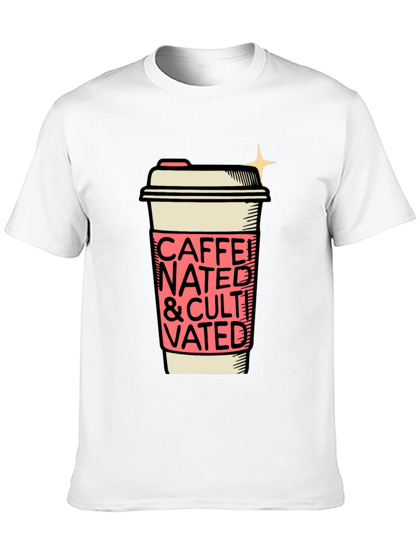 Caffeinated and Cultivated Graphic Tee