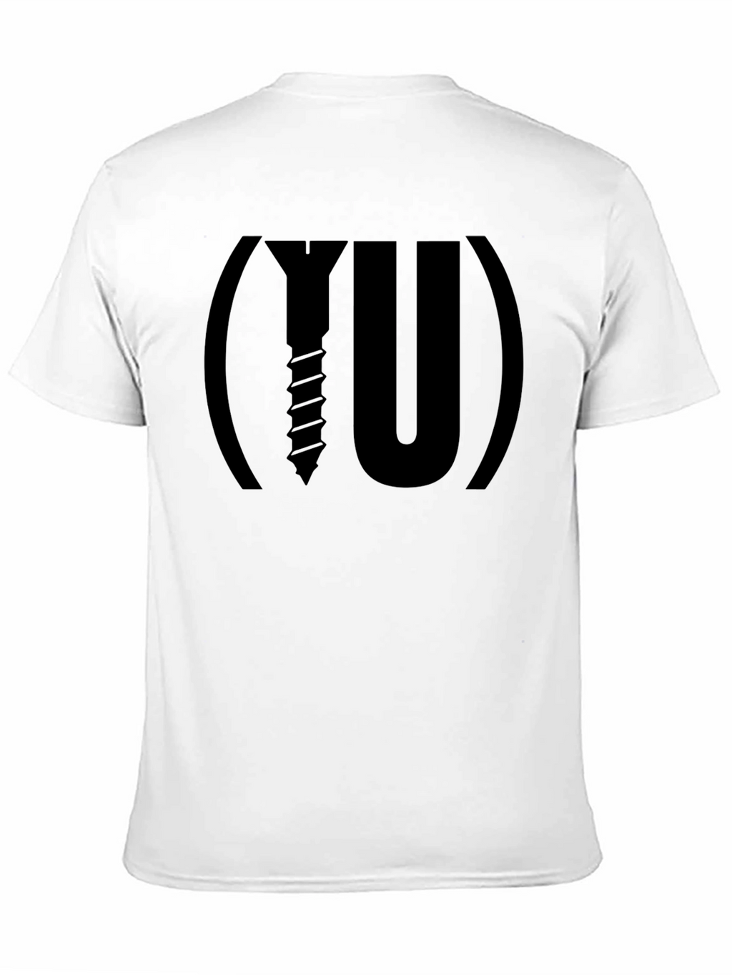Screw You! Graphic Tee - Black Cotton T-Shirt