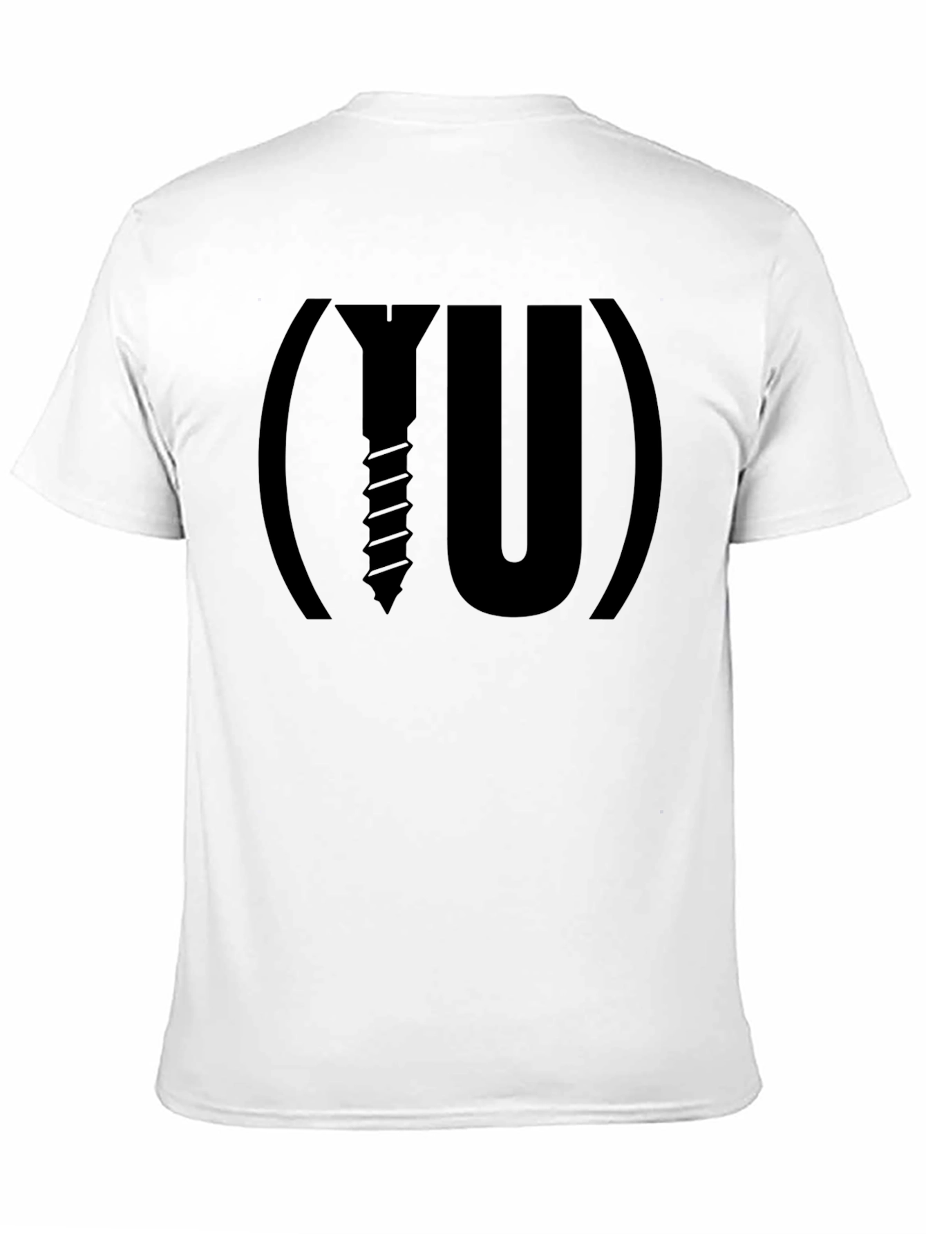Screw You! Graphic Tee - Black Cotton T-Shirt