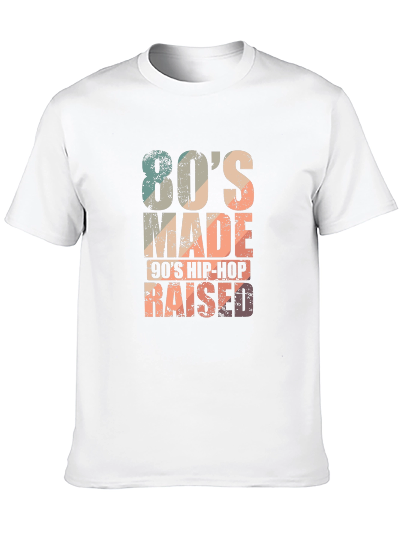 80s Made 90s Hip-Hop Raised Graphic Tee