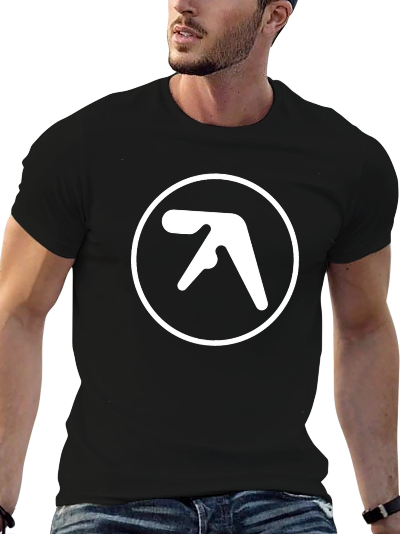 Aphex Twin Logo T-Shirt - Black Cotton Graphic Tee