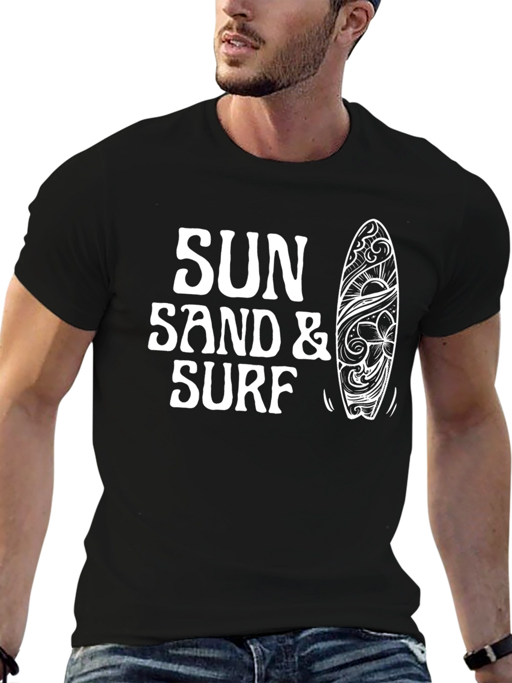 Sun Sand & Surf Graphic Tee