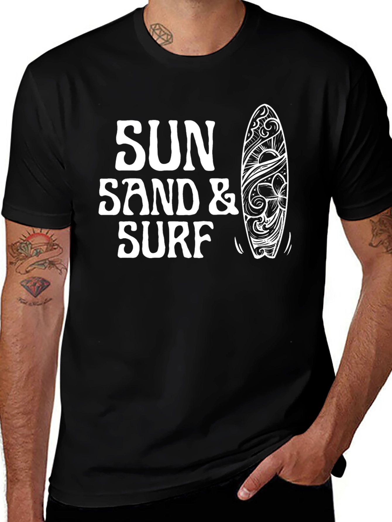 Sun Sand & Surf Graphic Tee