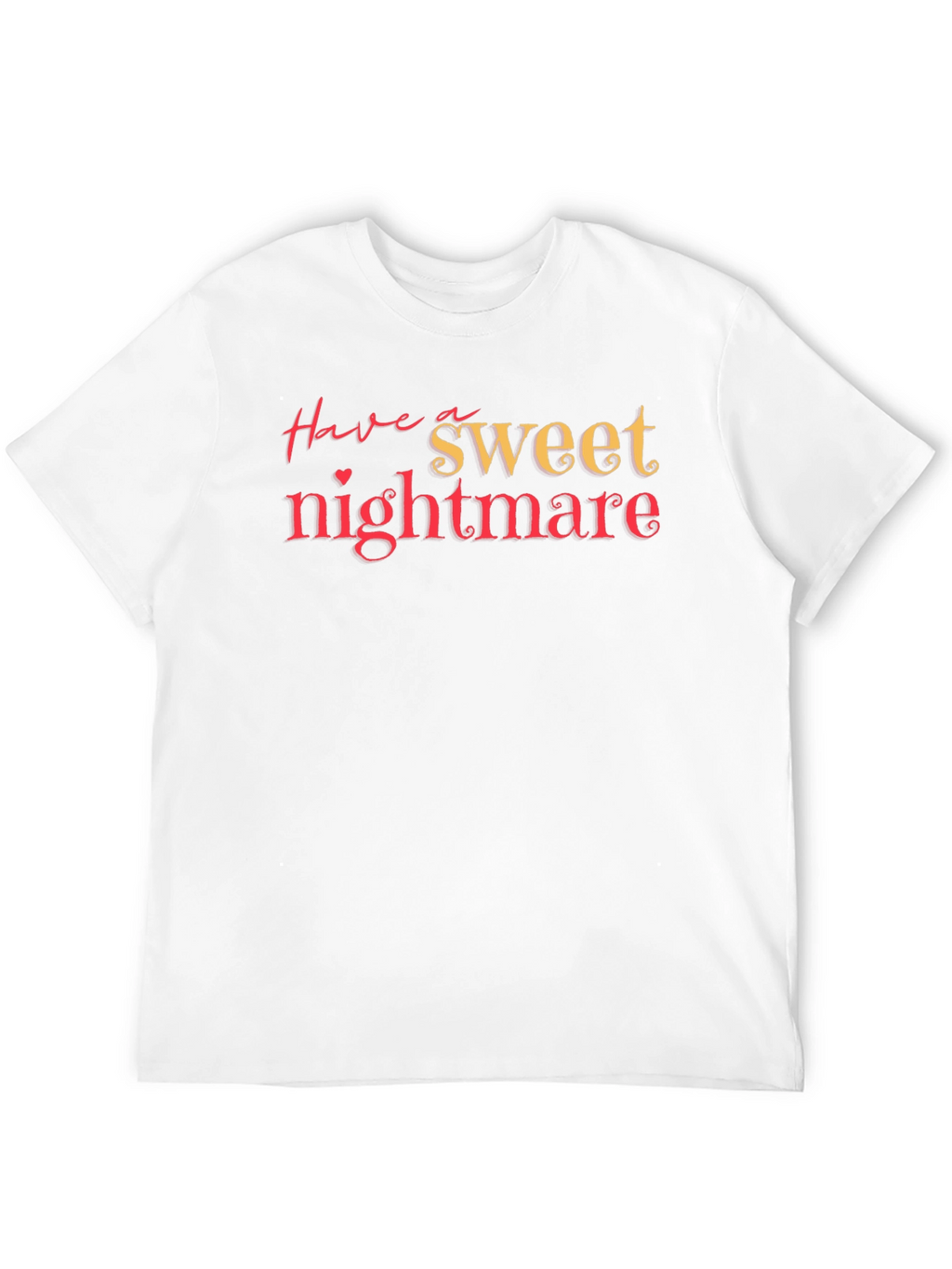 Sweet Nightmare Black Graphic T-Shirt