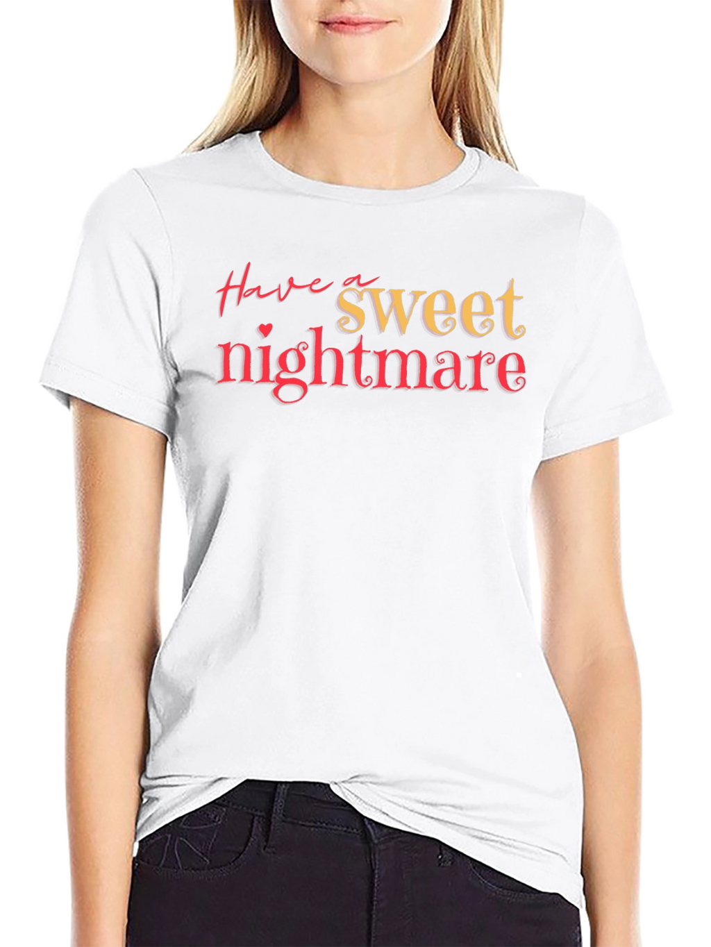 Sweet Nightmare Black Graphic T-Shirt