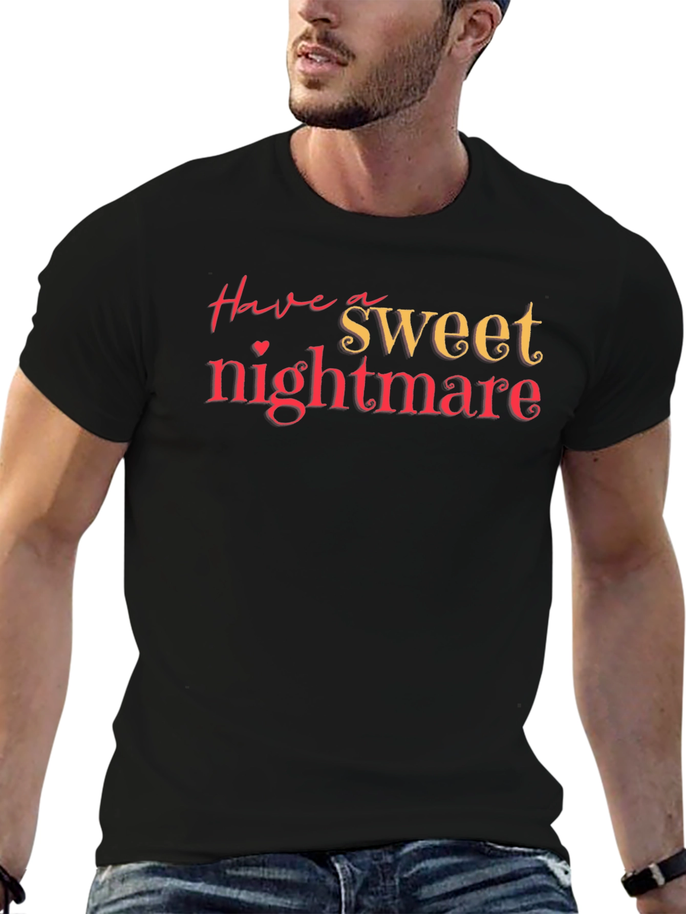 Sweet Nightmare Black Graphic T-Shirt