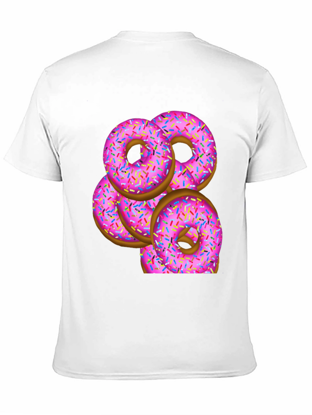 Pink Donut Stack T-Shirt - Sweet Treat Design