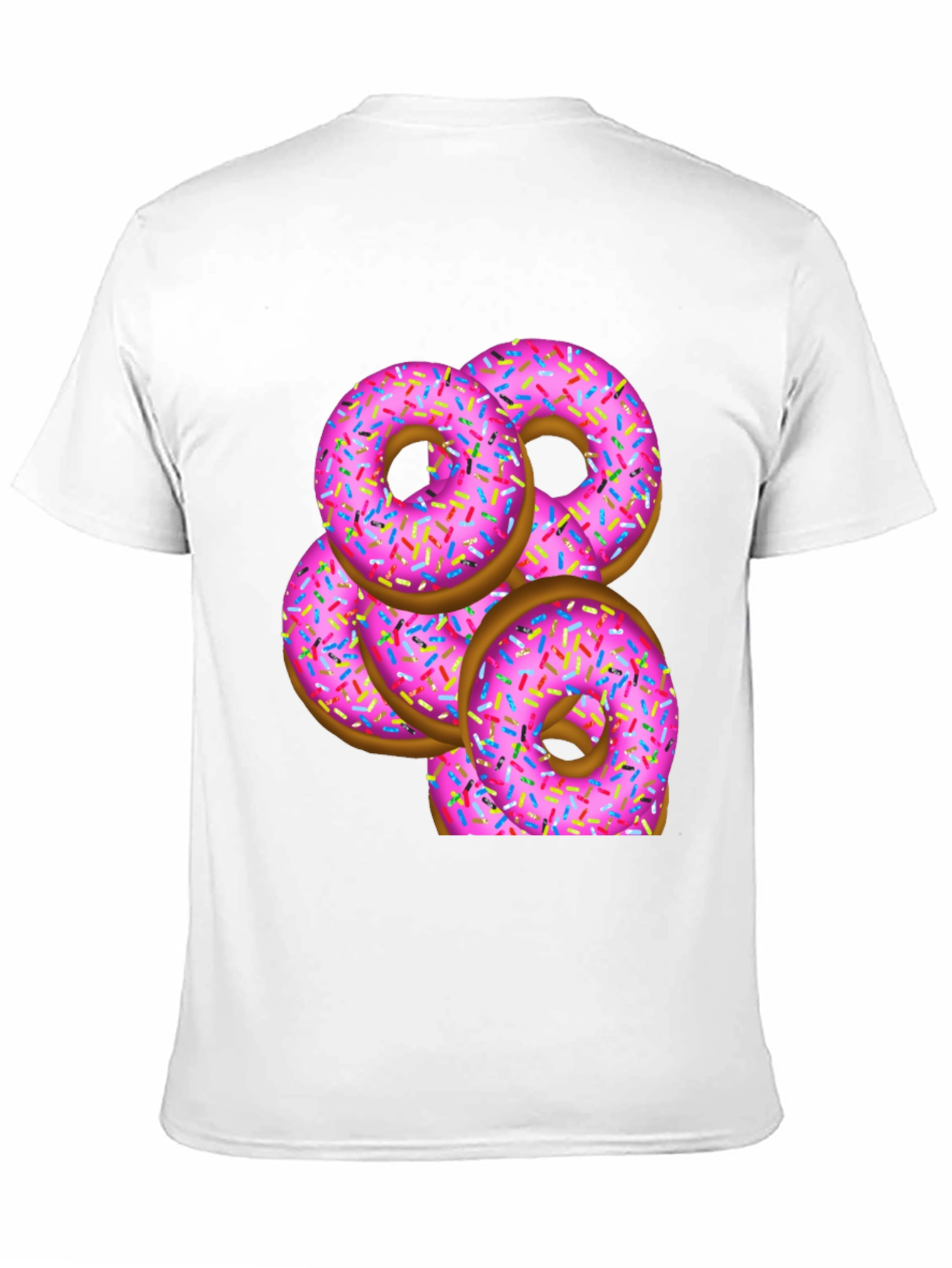 Pink Donut Stack T-Shirt - Sweet Treat Design