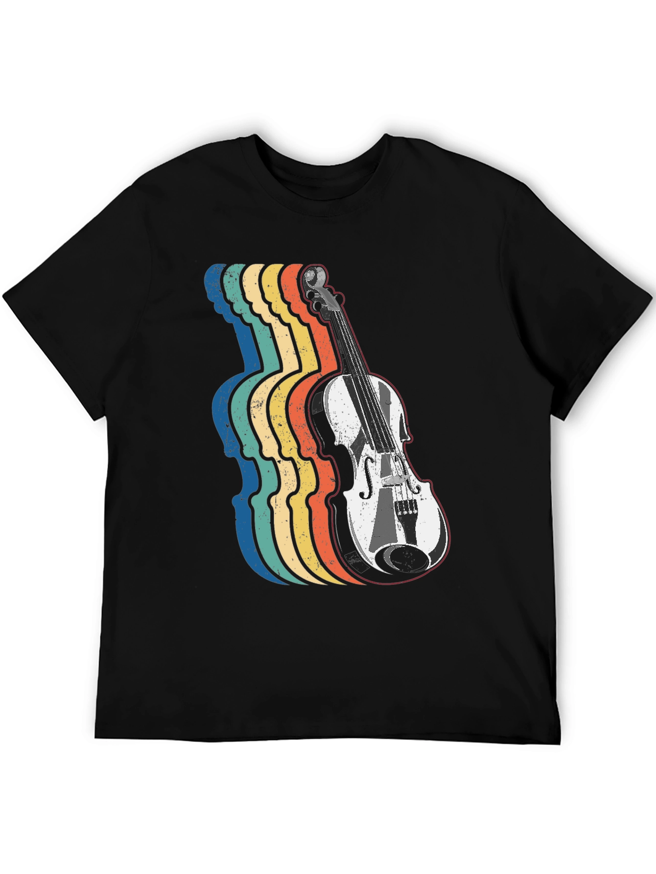 Retro Violin T-Shirt