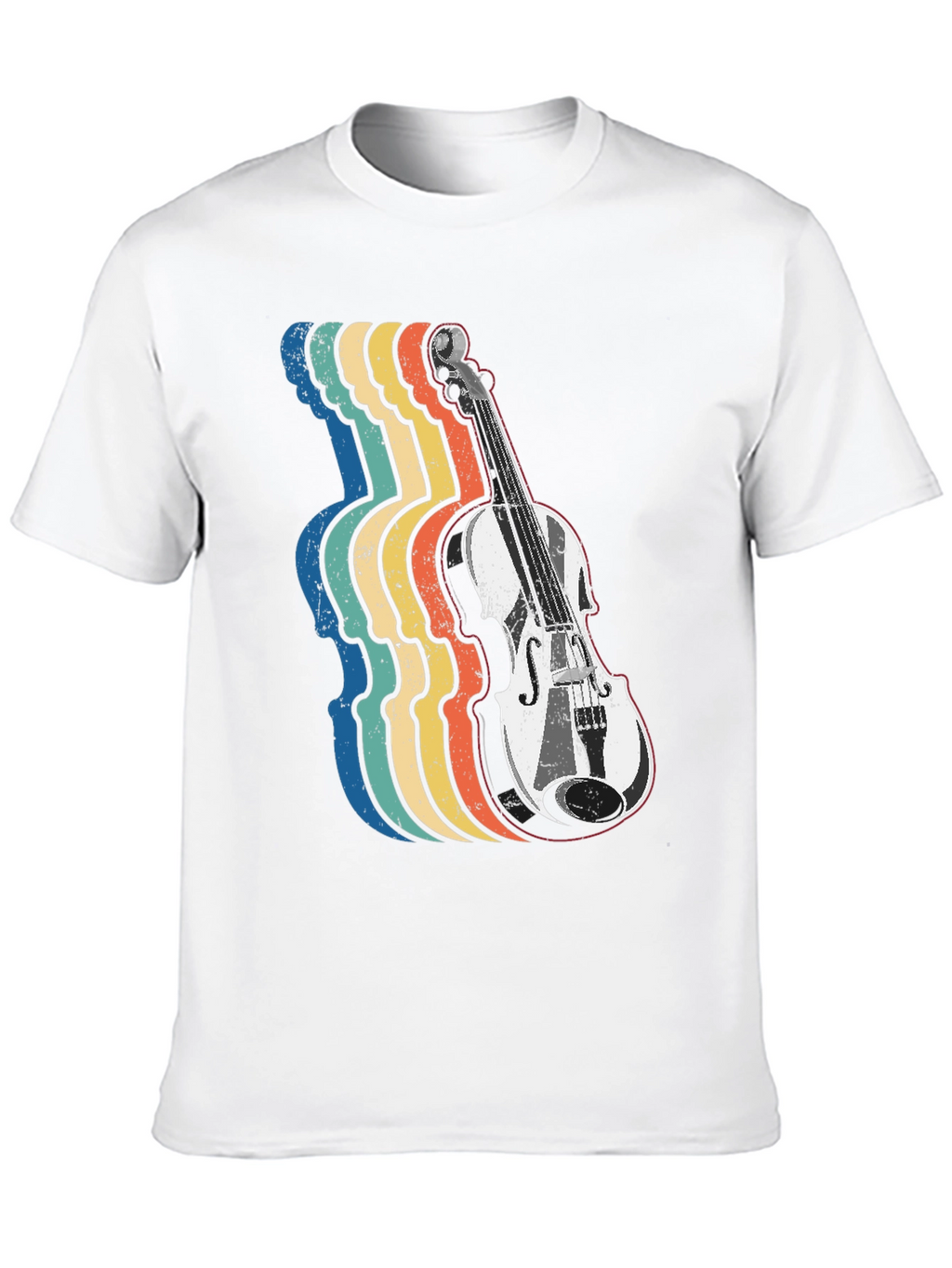 Retro Violin T-Shirt