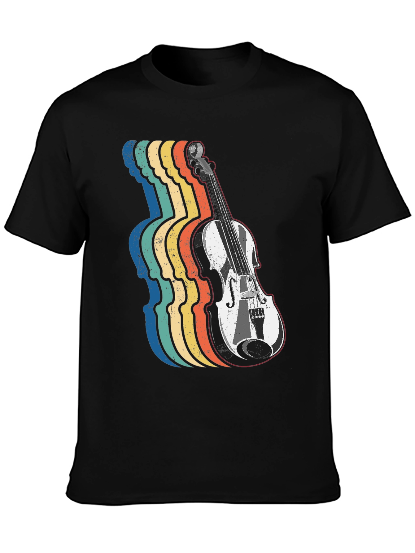 Retro Violin T-Shirt