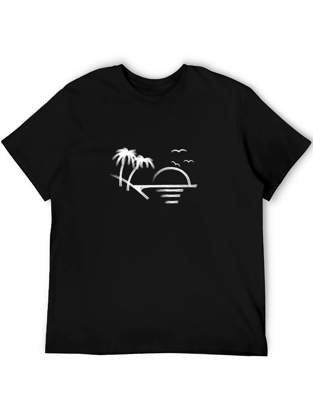 Sunset Palm Tree Graphic Tee