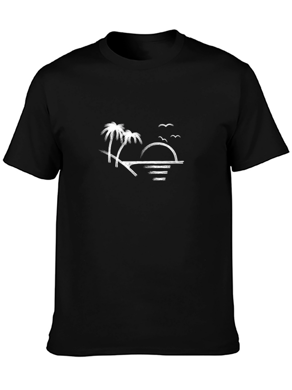 Sunset Palm Tree Graphic Tee