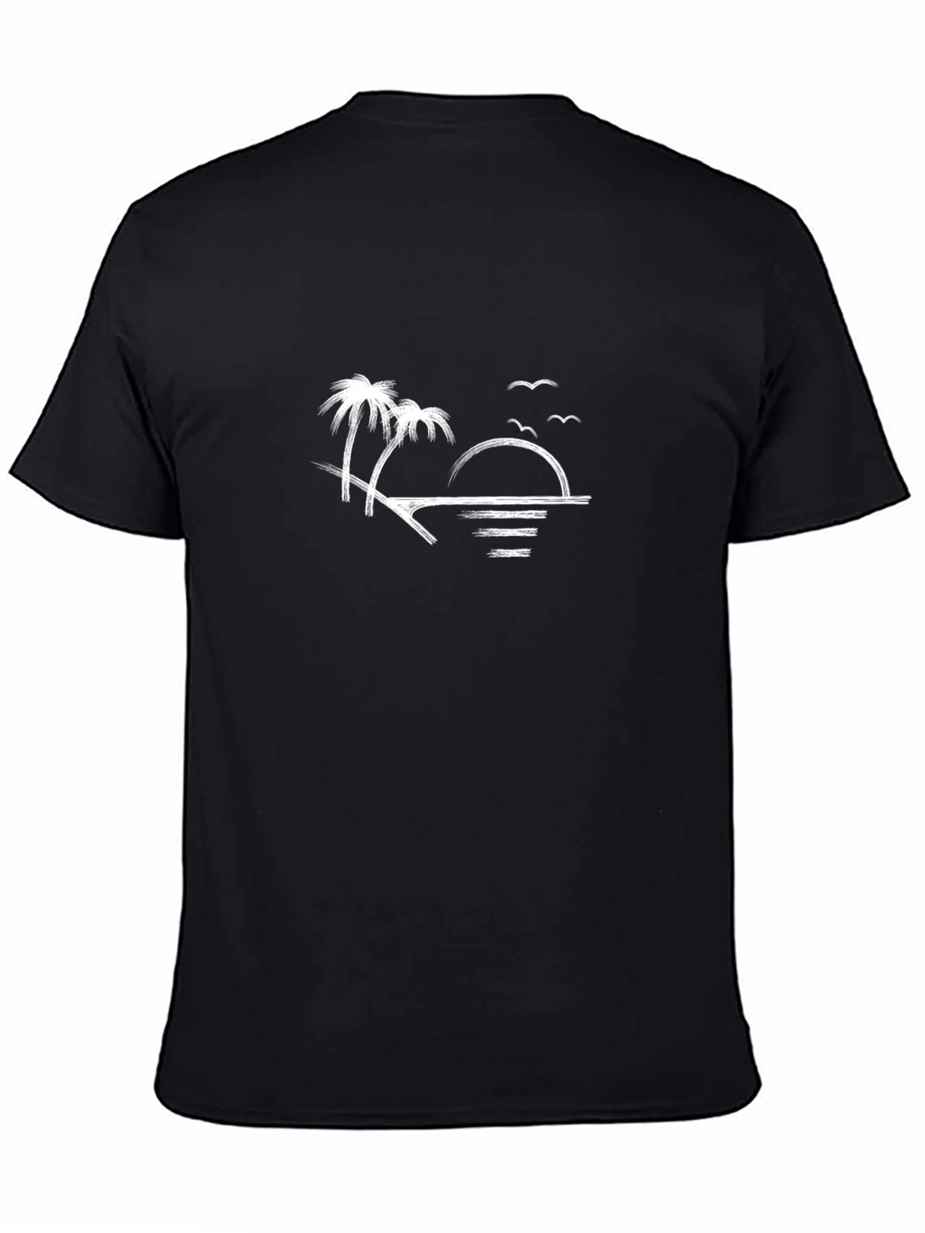 Sunset Palm Tree Graphic Tee