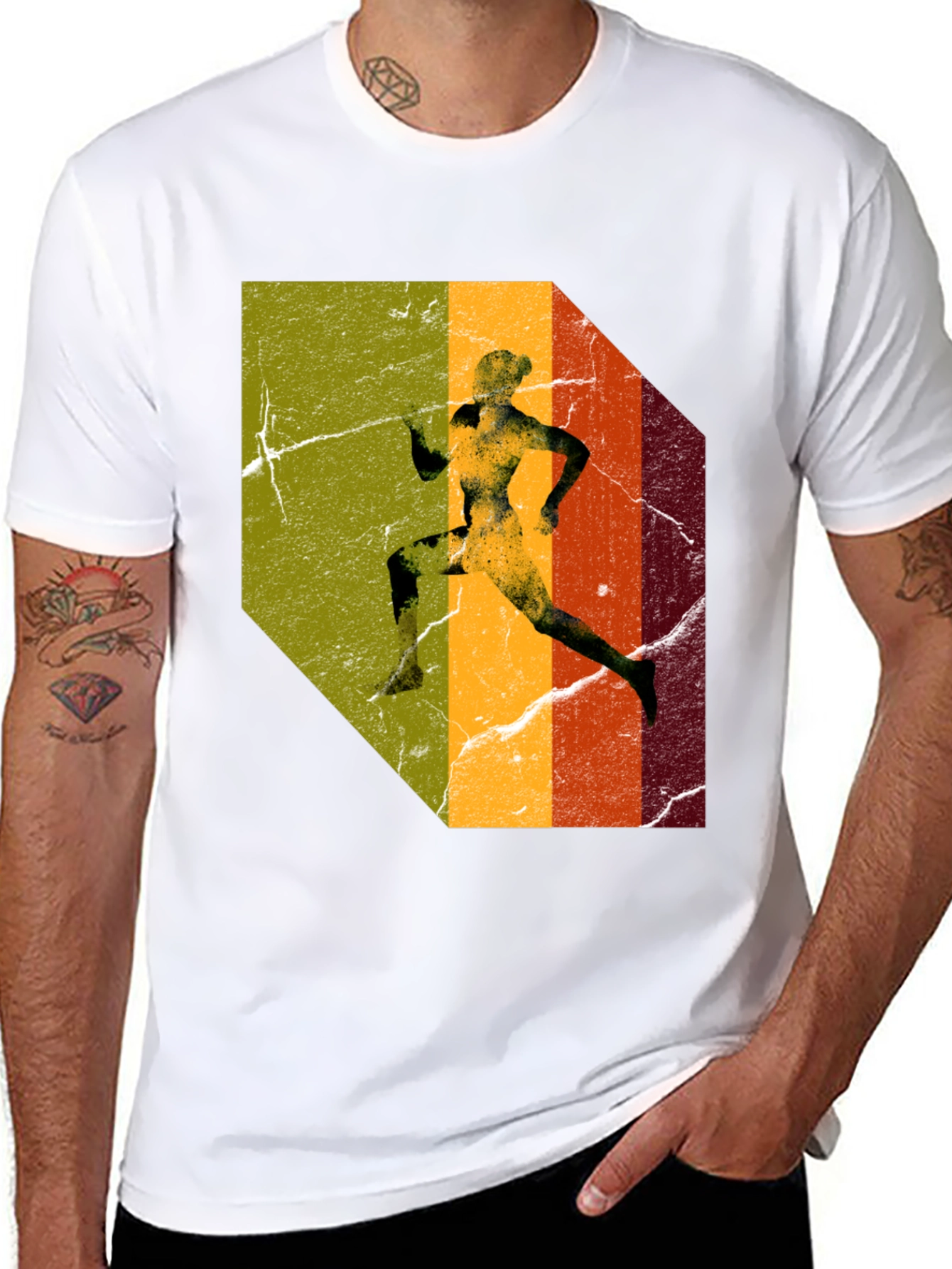 Retro Runner Graphic T-Shirt