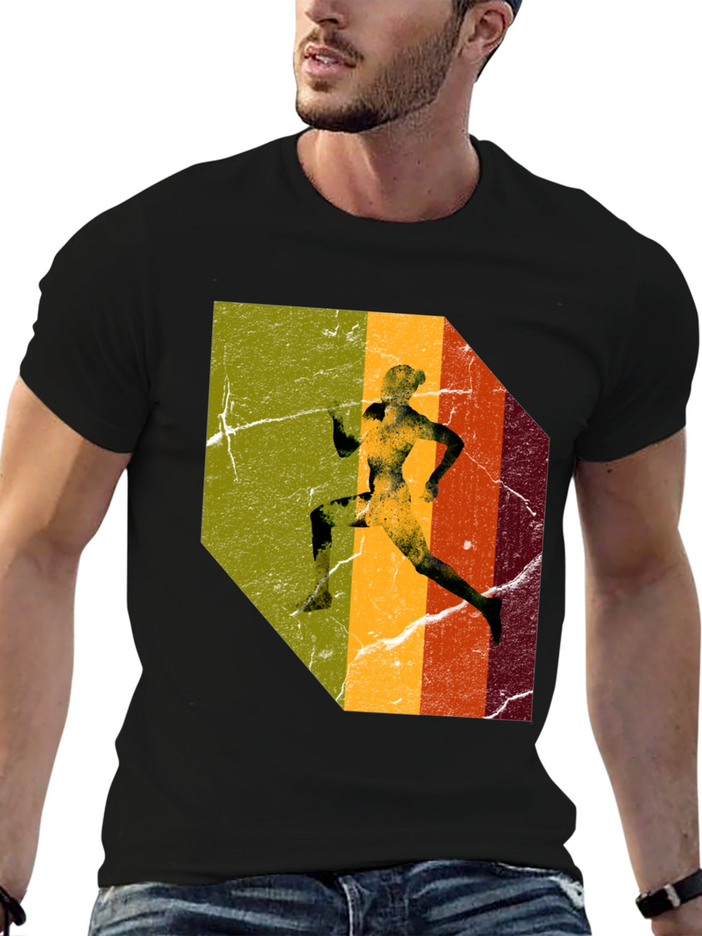 Retro Runner Graphic T-Shirt