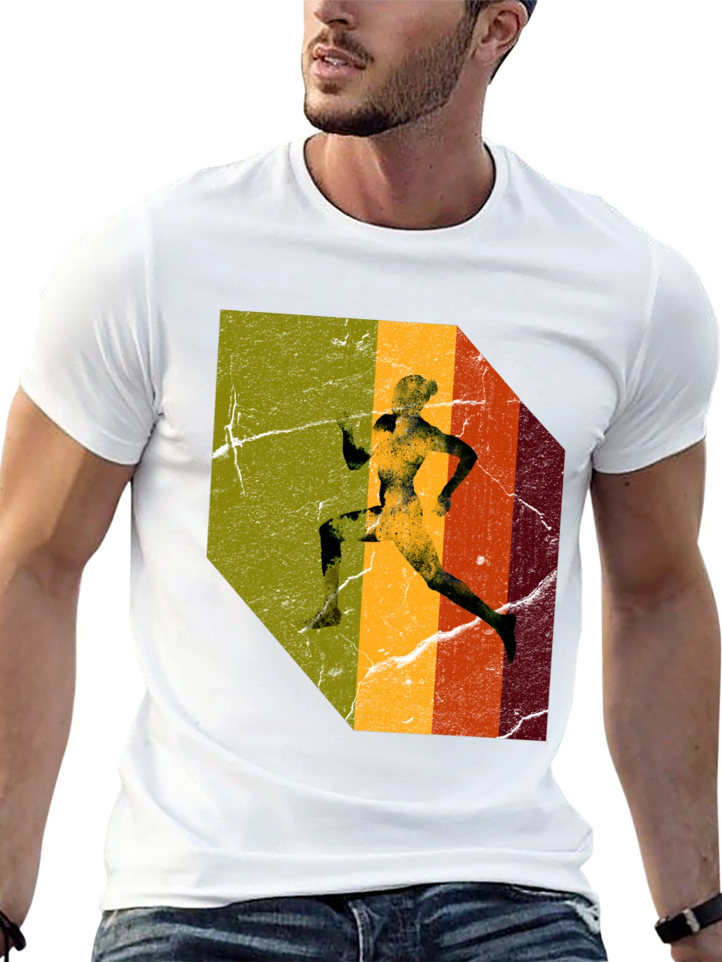 Retro Runner Graphic T-Shirt