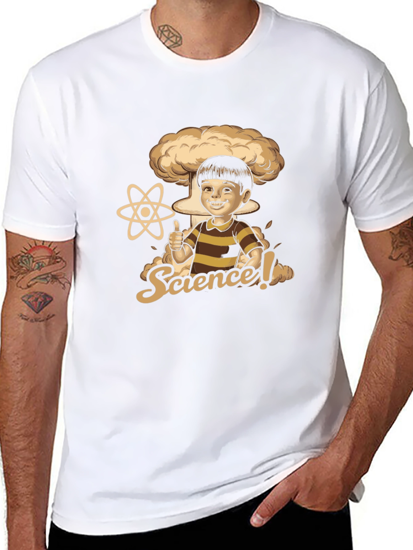 Science Humor Graphic Tee - Black