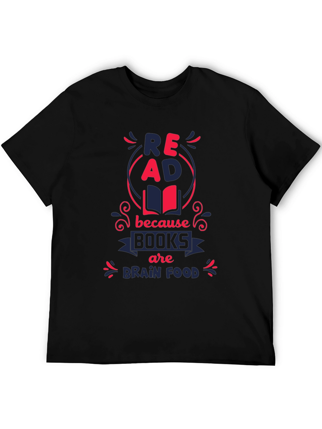 Read Books Brain Food Graphic Tee