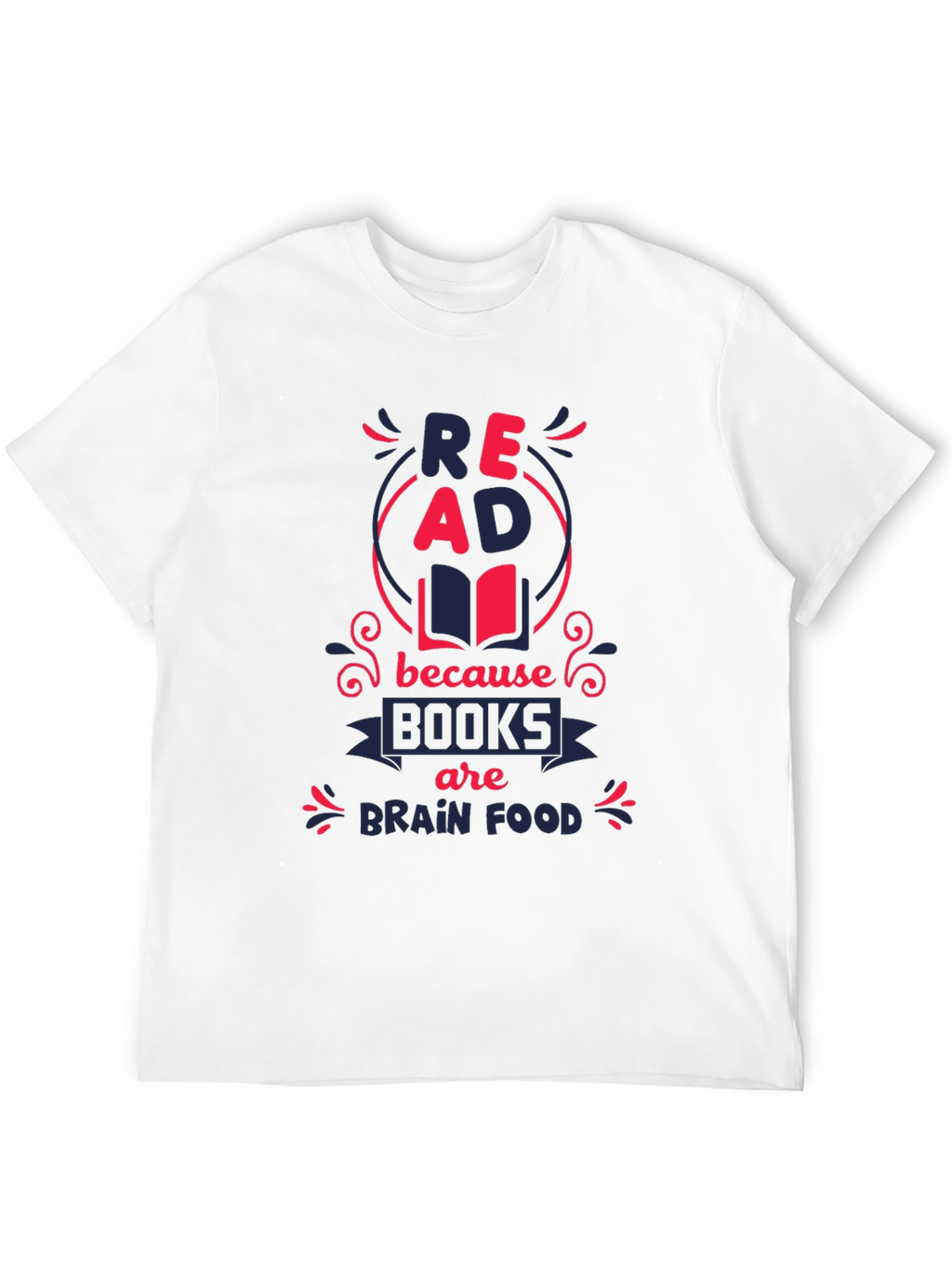 Read Books Brain Food Graphic Tee