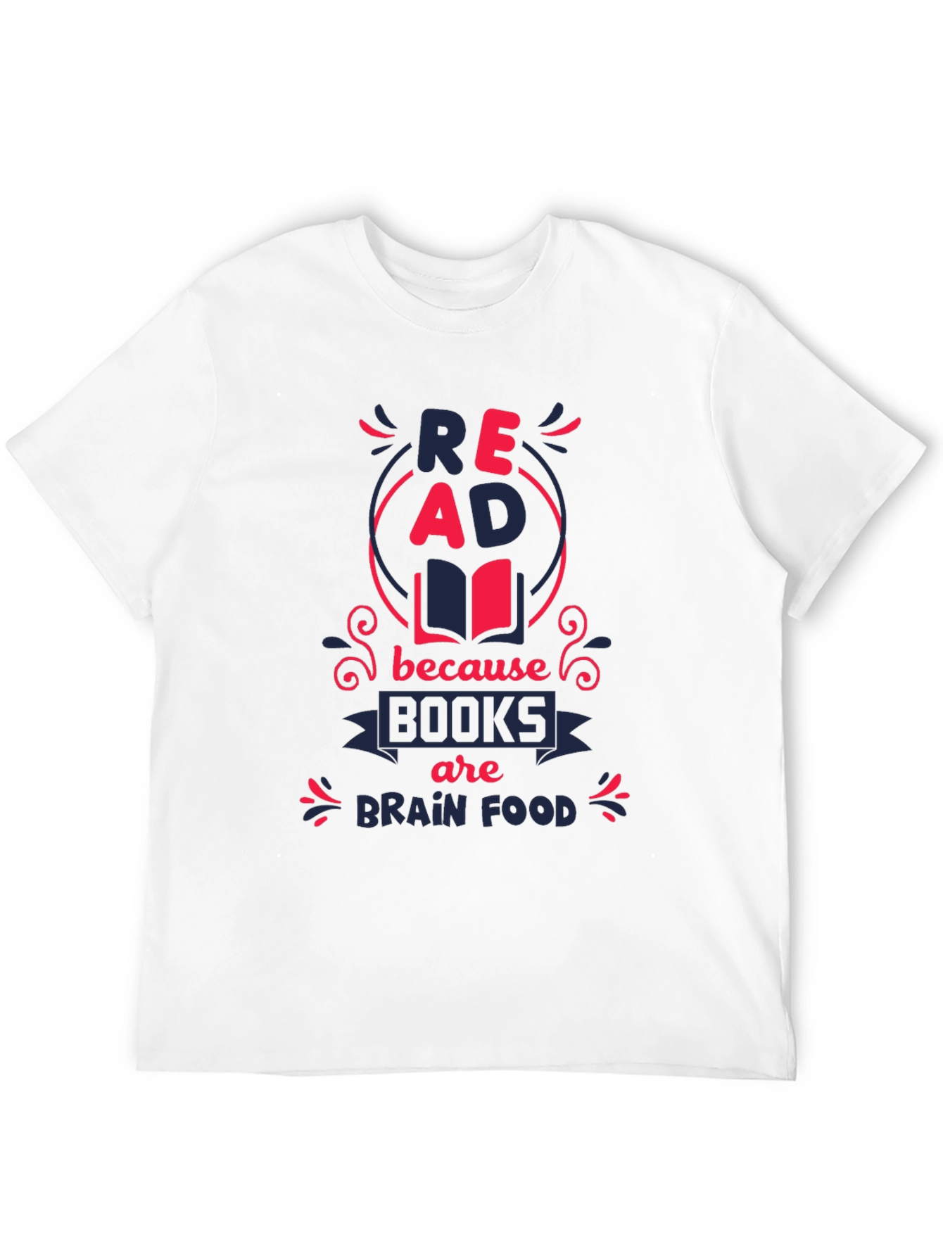Read Books Brain Food Graphic Tee