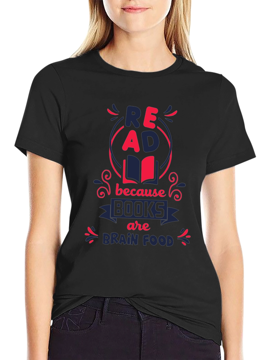 Read Books Brain Food Graphic Tee