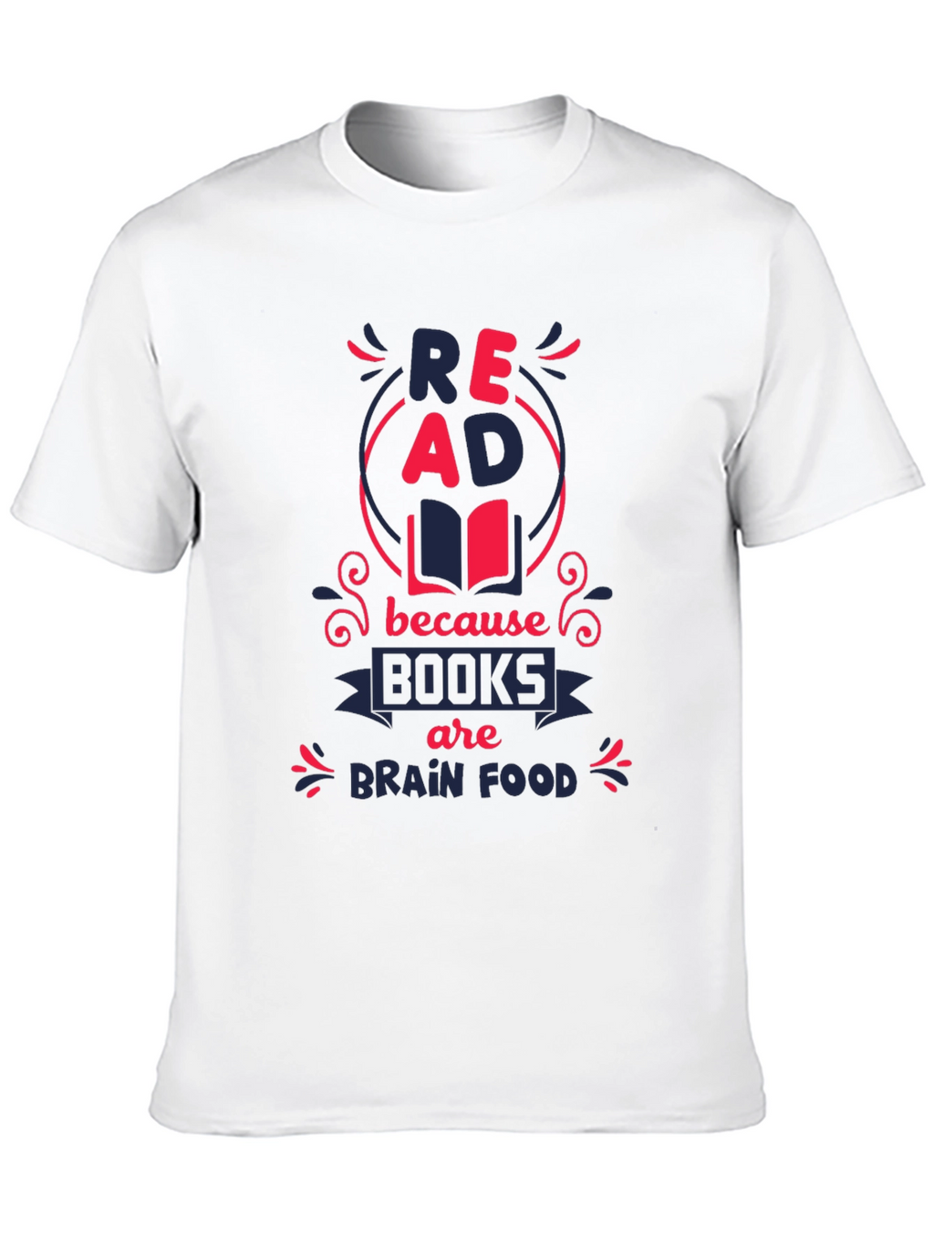 Read Books Brain Food Graphic Tee