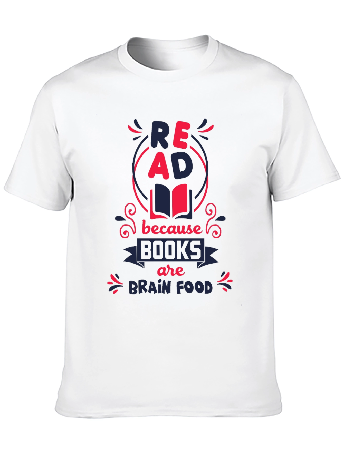 Read Books Brain Food Graphic Tee