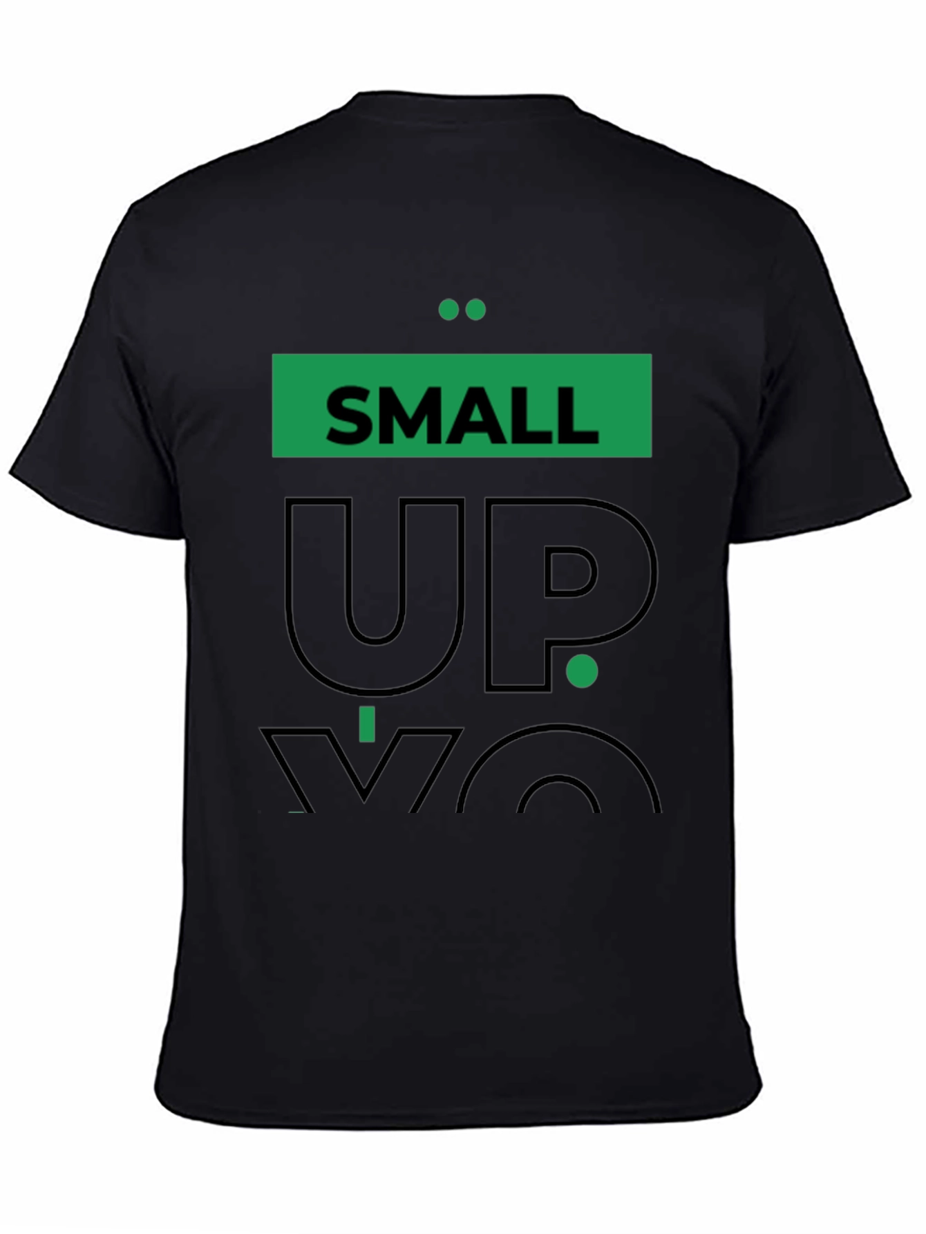 Small Up NYC Black Graphic Tee