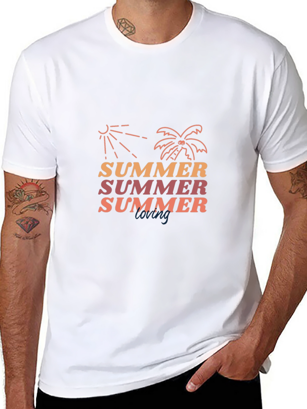 Summer Loving Graphic Print Tee