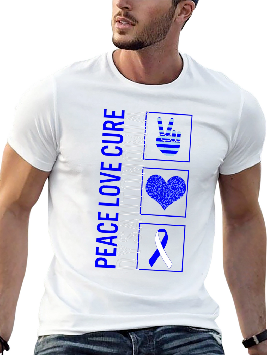 Peace Love Cure Dysautonomia T-Shirt
