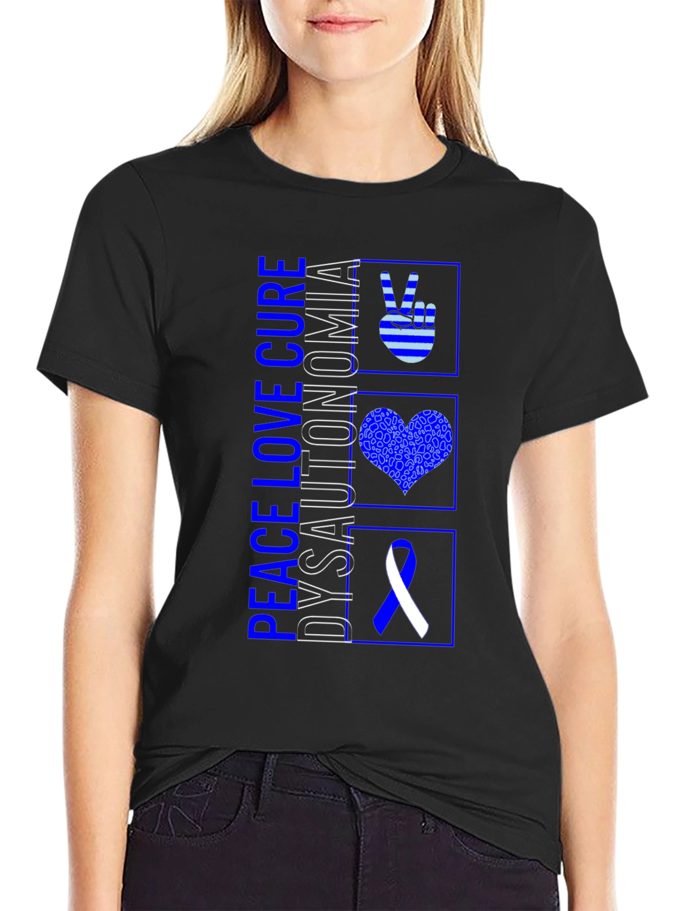 Peace Love Cure Dysautonomia T-Shirt