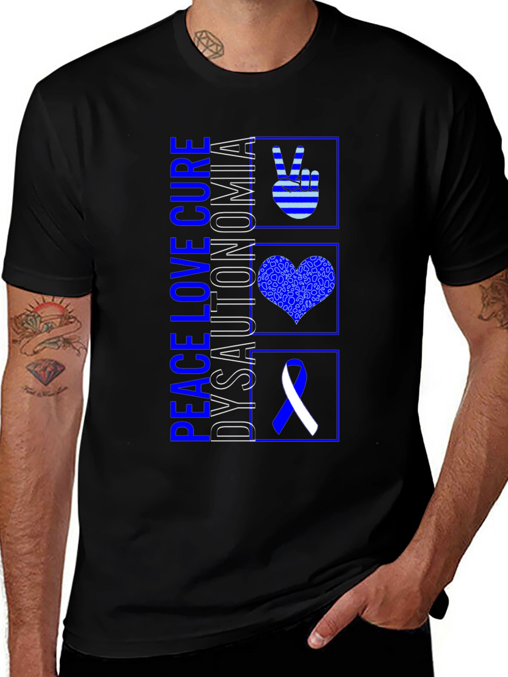 Peace Love Cure Dysautonomia T-Shirt