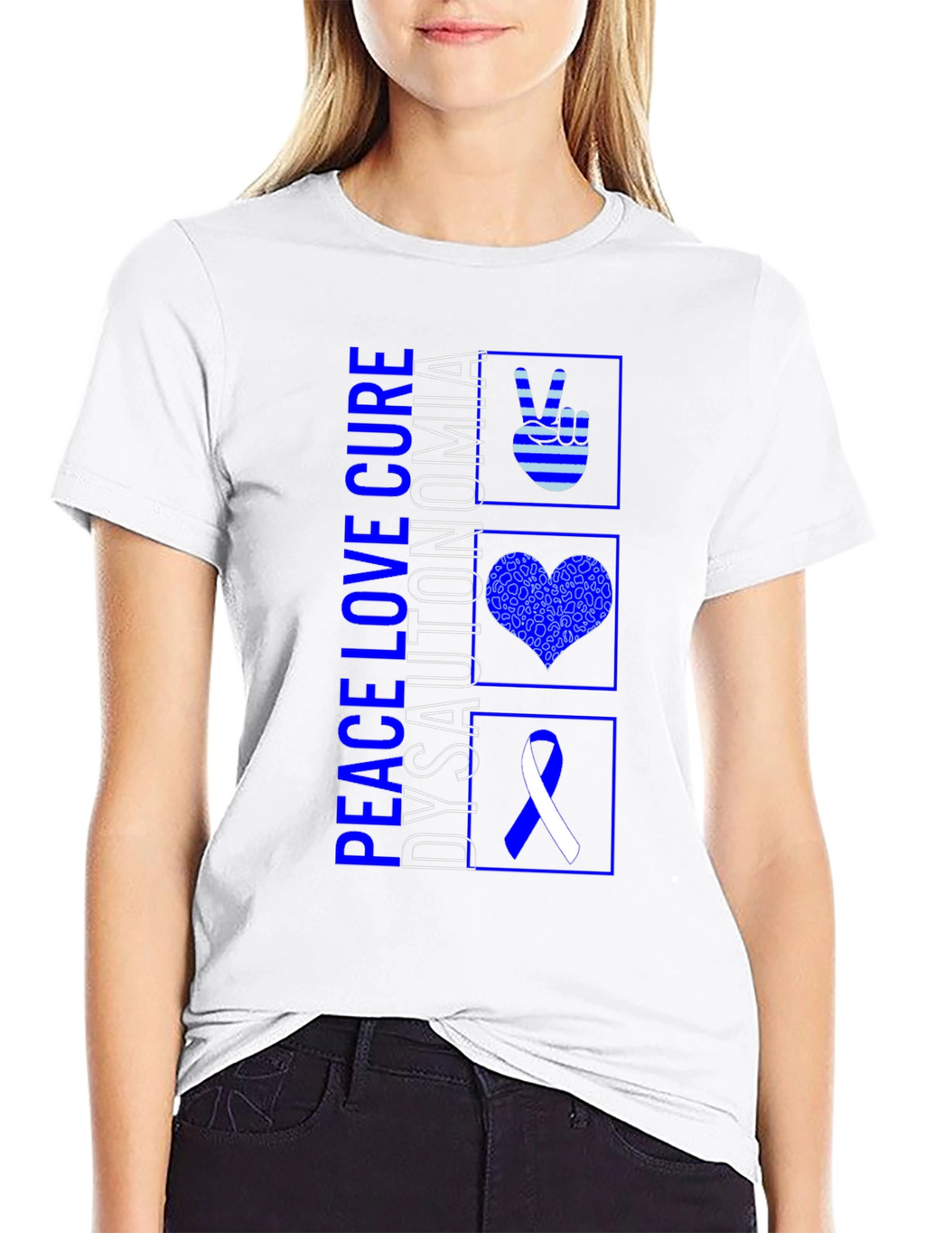Peace Love Cure Dysautonomia T-Shirt