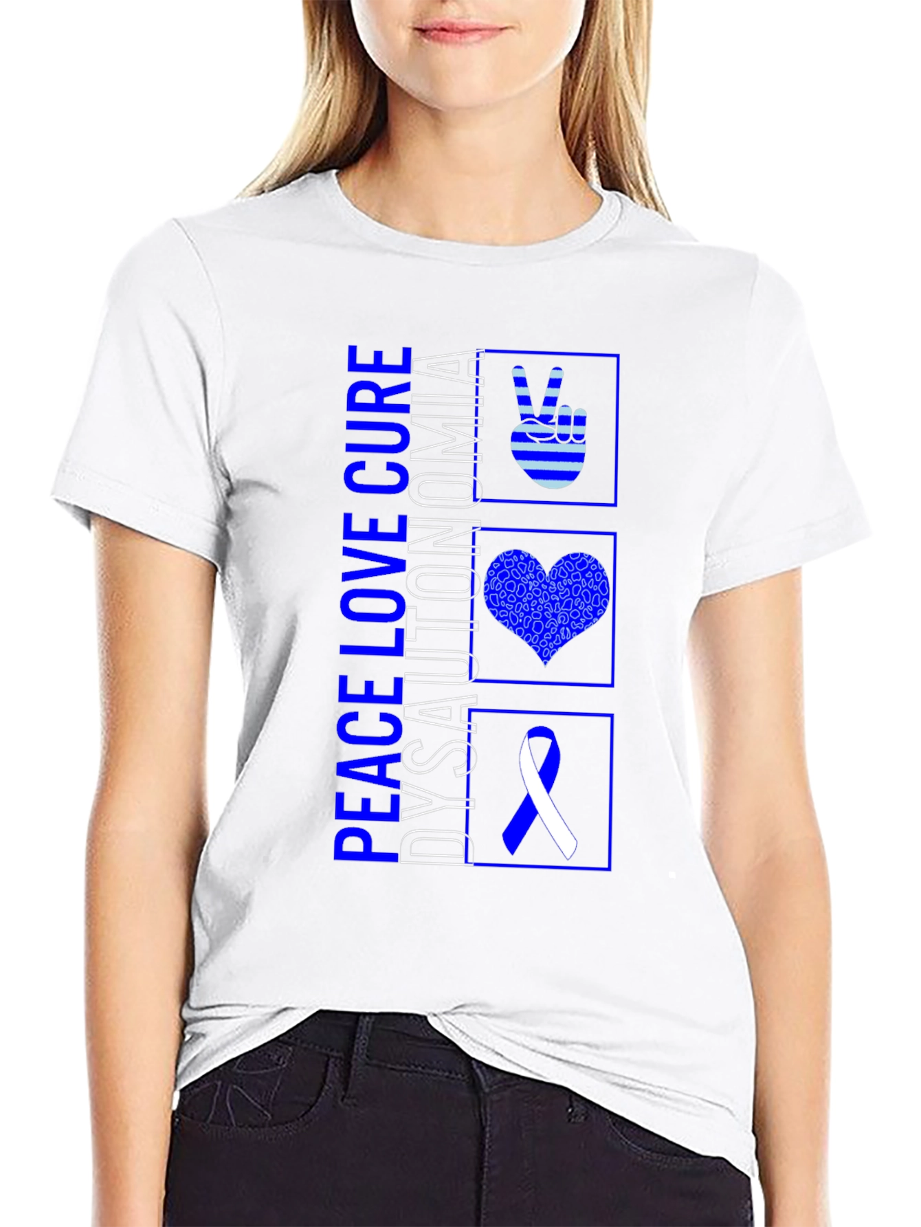 Peace Love Cure Dysautonomia T-Shirt