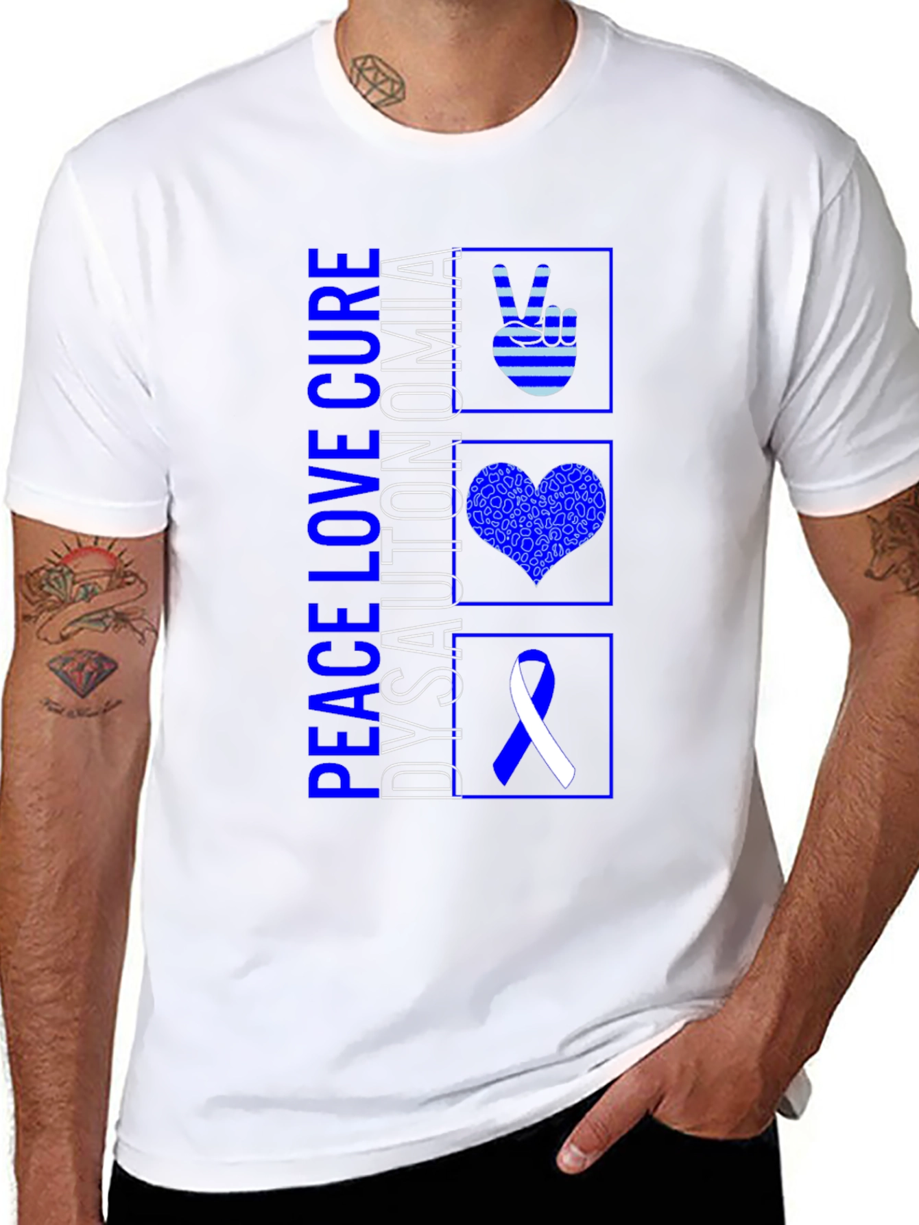 Peace Love Cure Dysautonomia T-Shirt