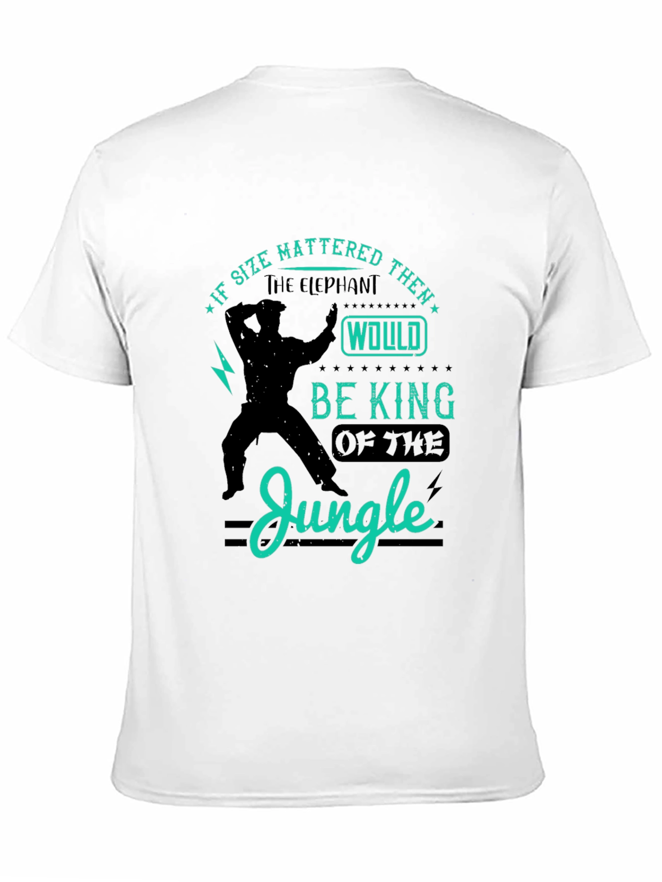 Elephant King of Jungle Graphic T-Shirt